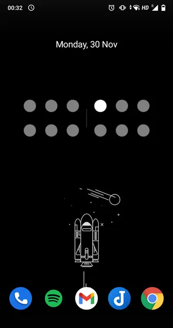 Screenshot 2 of 10-bit Clock Widget