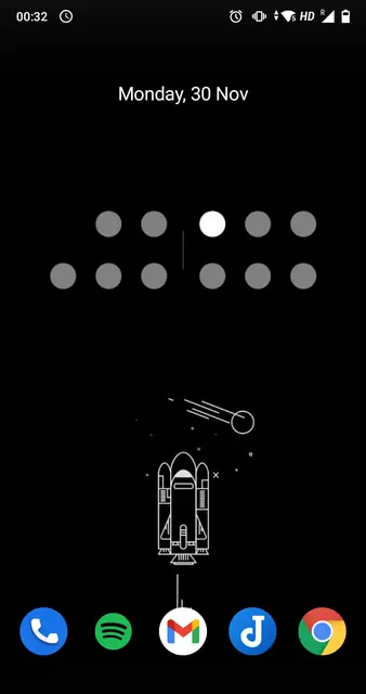 Screenshot 3 of 10-bit Clock Widget