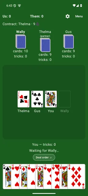 Screenshot 3 von 500 - Multiplayer card game