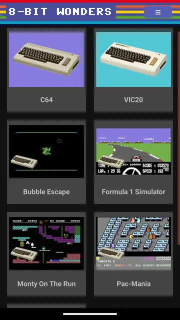 Screenshot 1 von 8-Bit Wonders