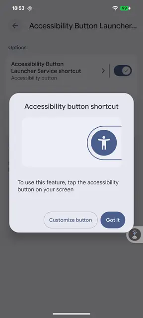 Screenshot 3 von Accessibility Button Launcher