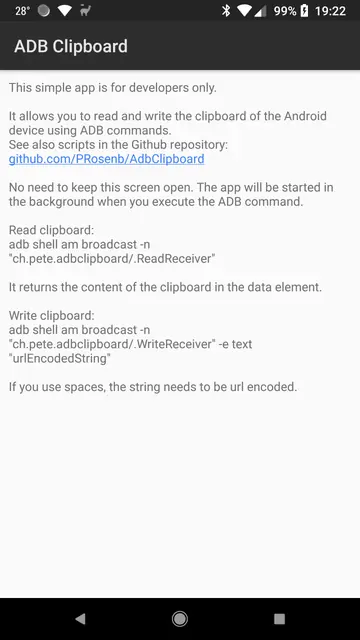 Screenshot 1 of ADB Clipboard