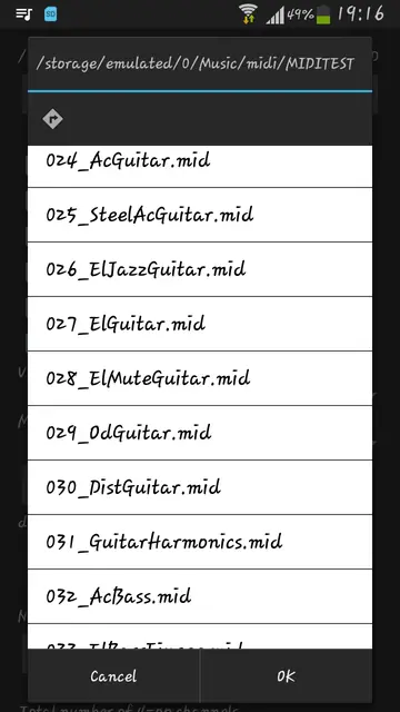Screenshot 2 of ADLMIDI Player