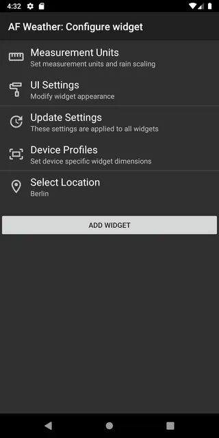 Screenshot 4 von AF Weather Widget