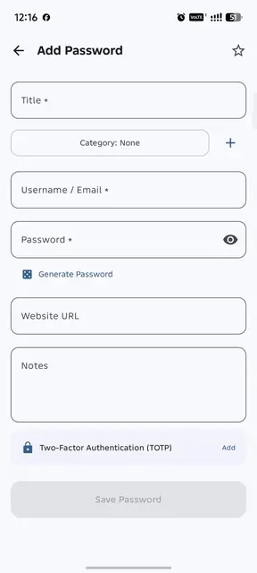 Screenshot 2 von AIPOS Password Manager