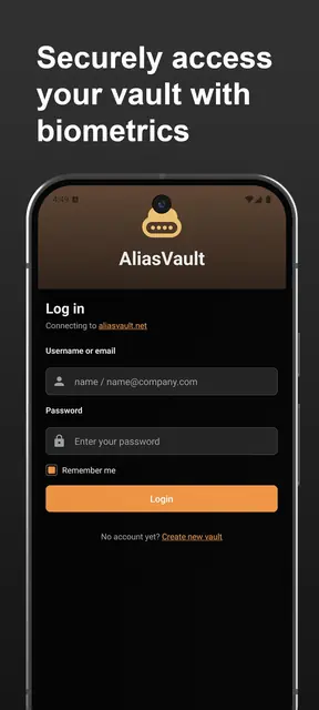 Screenshot 2 of AliasVault