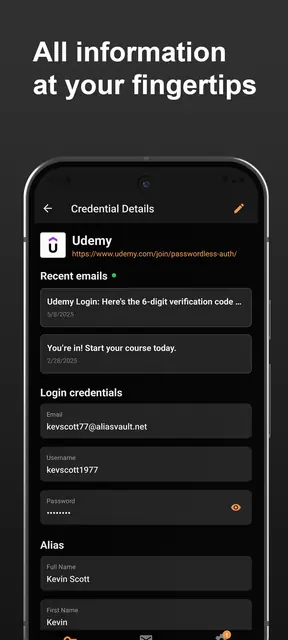 Screenshot 4 of AliasVault