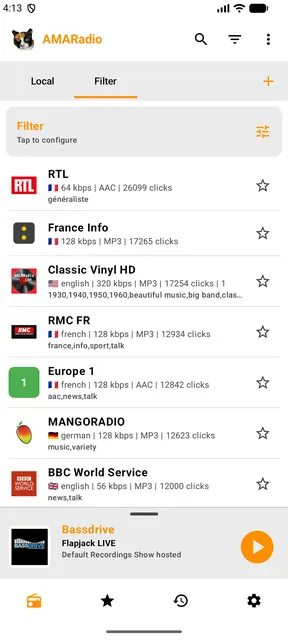 Screenshot 1 von AMARadio