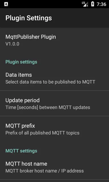Screenshot 2 of AndrOBD MQTTPublisher