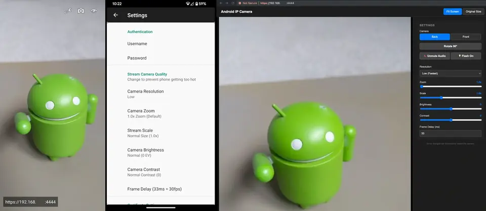 Screenshot 1 von Android IP Camera