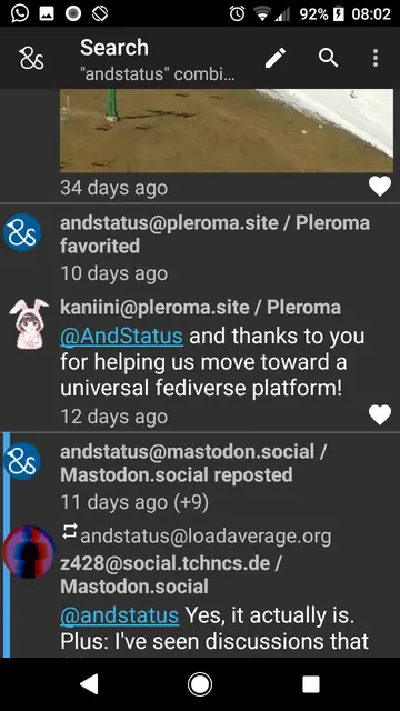 Screenshot 2 von AndStatus