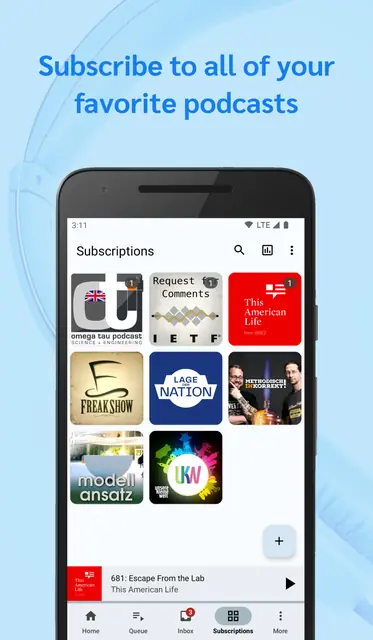Screenshot 2 von AntennaPod - Podcast Player