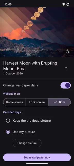 Screenshot 1 von APODroid