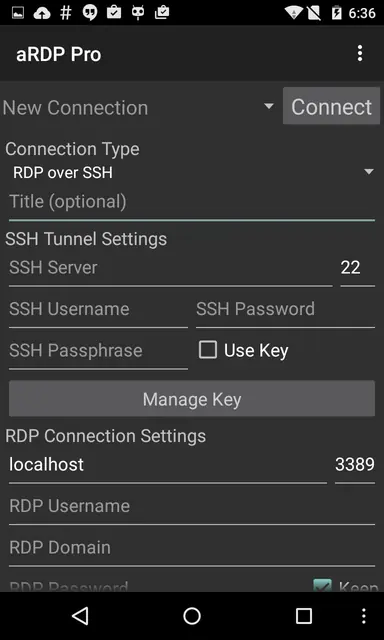Screenshot 2 von aRDP Free