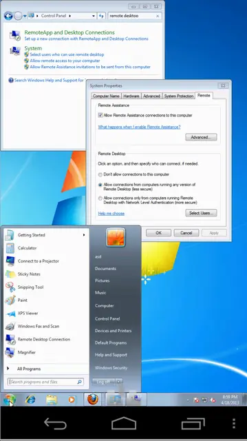 Screenshot 3 von aRDP Free