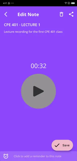 Screenshot 3 von Audio Notes