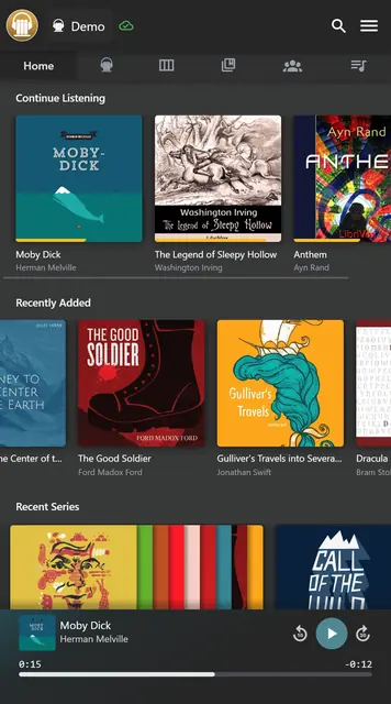 Screenshot 1 of Audiobookshelf