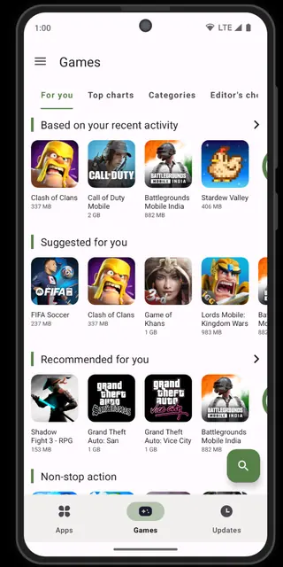 Screenshot 2 von Aurora Store