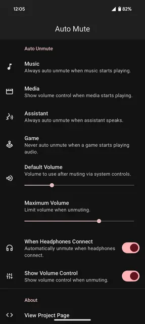 Screenshot 2 von Auto Mute