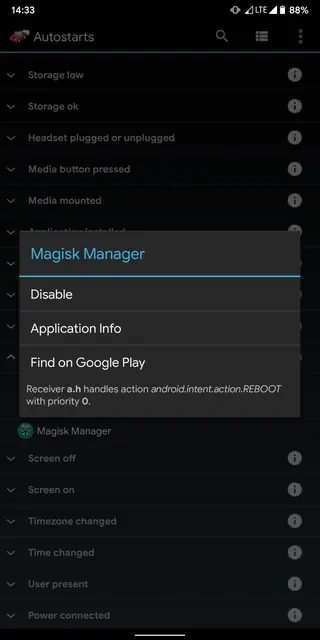 Screenshot 2 of Autostarts - Block apps from starting automaticall