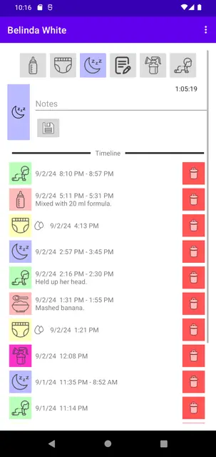 Screenshot 2 von Baby Buddy