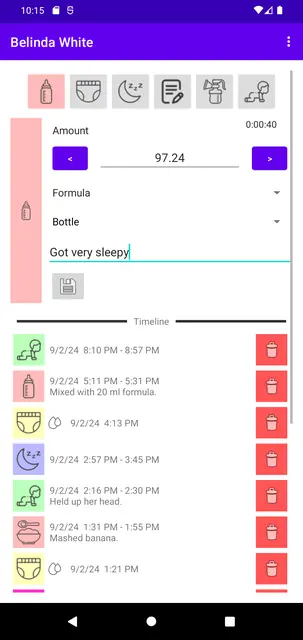 Screenshot 4 von Baby Buddy