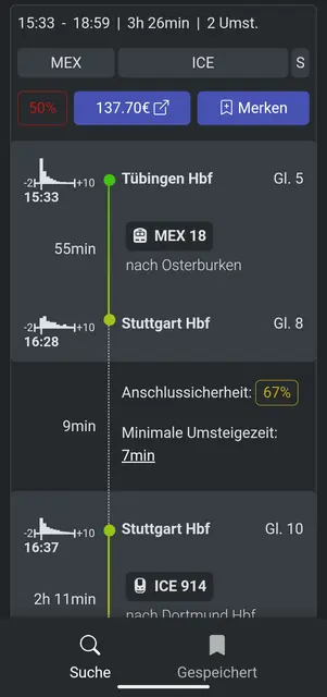 Screenshot 3 of Bahn-Vorhersage