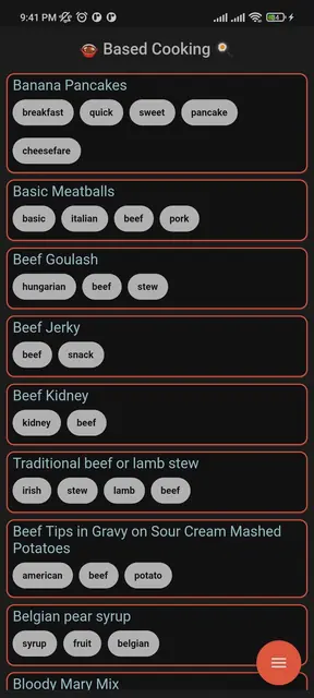 Screenshot 1 von Based Cooking