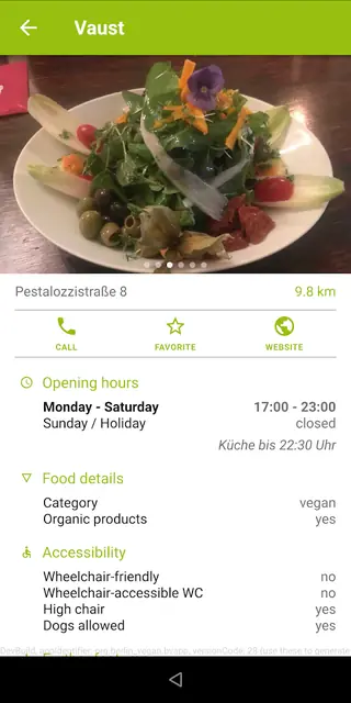 Screenshot 1 of Berlin-Vegan