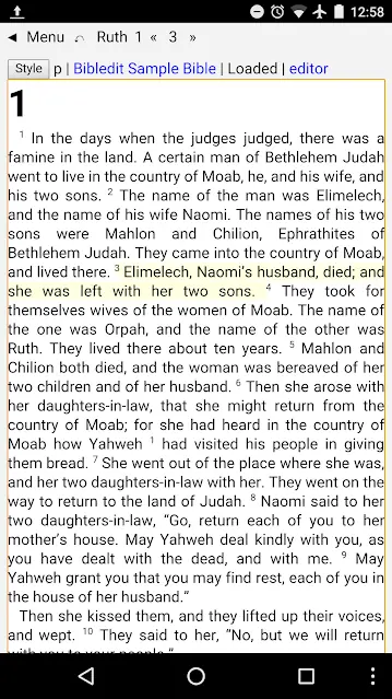 Screenshot 2 von Bibledit