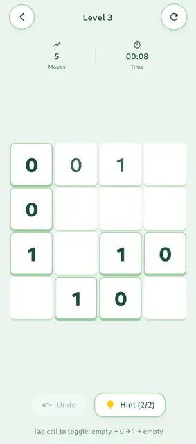 Screenshot 2 von Binary Puzzle