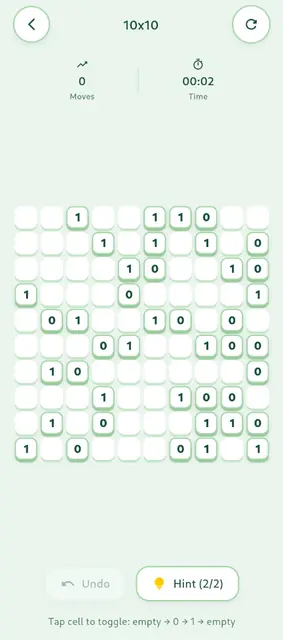Screenshot 3 von Binary Puzzle