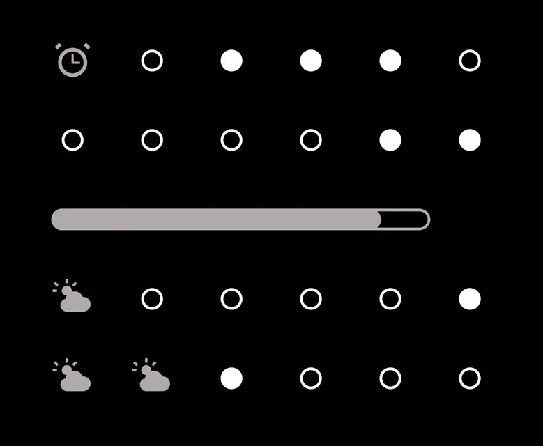 Screenshot 1 von BinClockWidget