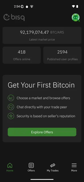 Screenshot 2 of Bisq Connect