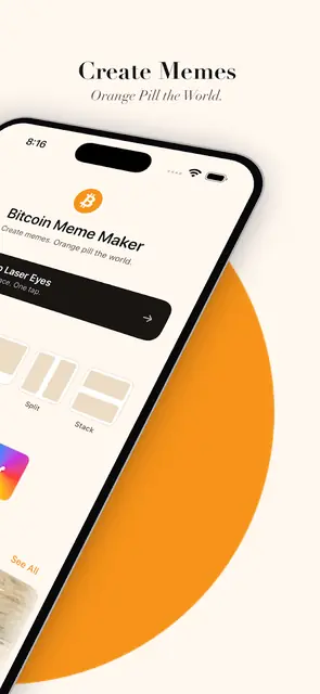 Screenshot 2 von Bitcoin Meme Maker
