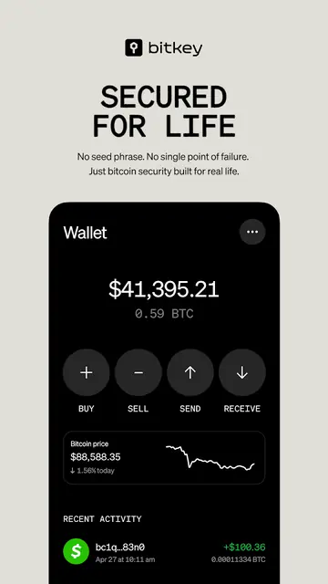 Screenshot 1 of Bitkey