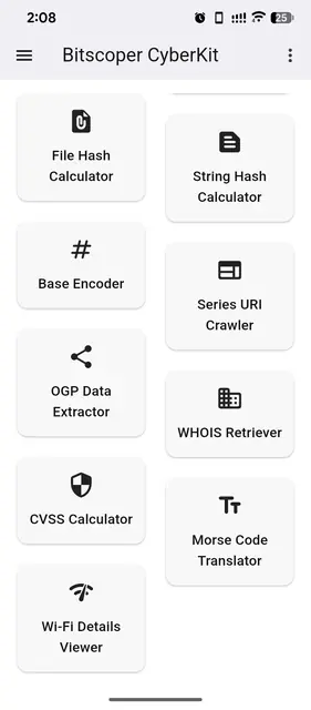 Screenshot 4 von Bitscoper CyberKit