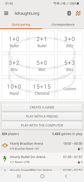 Screenshot 1 of Blidraughts