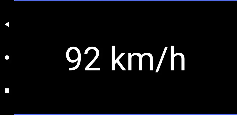 Screenshot 2 of Blue Square Speedometer