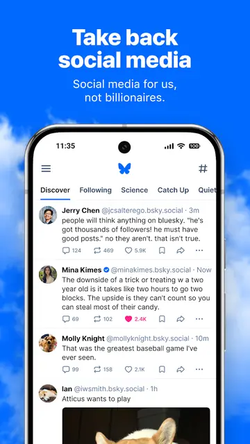 Screenshot 1 of Bluesky