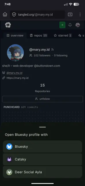 Screenshot 2 of Bluesky Redirect