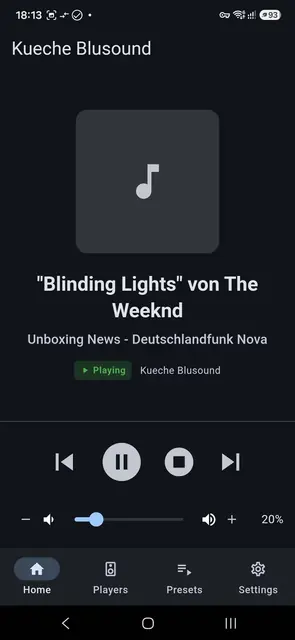 Screenshot 2 von BlueSound Controller