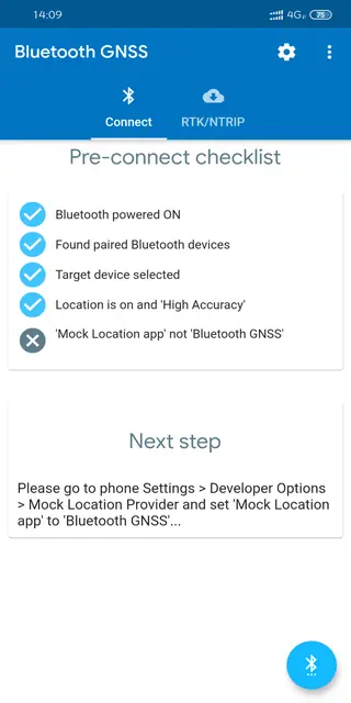 Screenshot 2 von Bluetooth GNSS