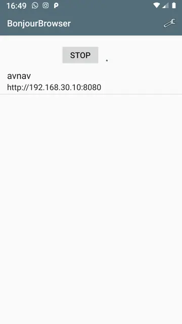 Screenshot 1 von BonjourBrowser