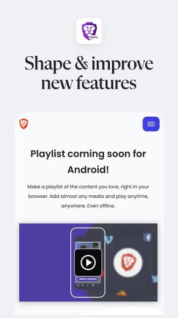 Screenshot 3 of Brave Nightly