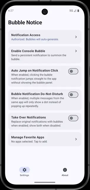 Screenshot 2 von Bubble Notice