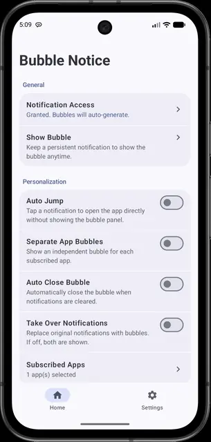 Screenshot 4 von Bubble Notice