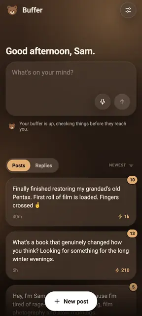 Screenshot 3 von Buffer
