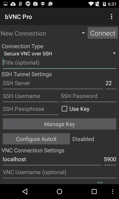 Screenshot 2 von bVNC Free