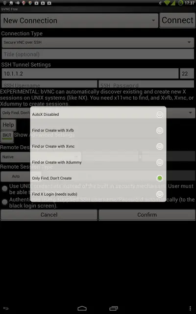 Screenshot 3 von bVNC Free